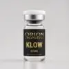 Orion Peptides KLOW 80mg blend research vial with black and gold label