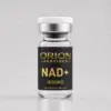 Orion Peptides NAD+ 1000mg research vial with black and gold label