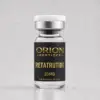 Orion Peptides Retatrutide 20mg research vial with black and gold label