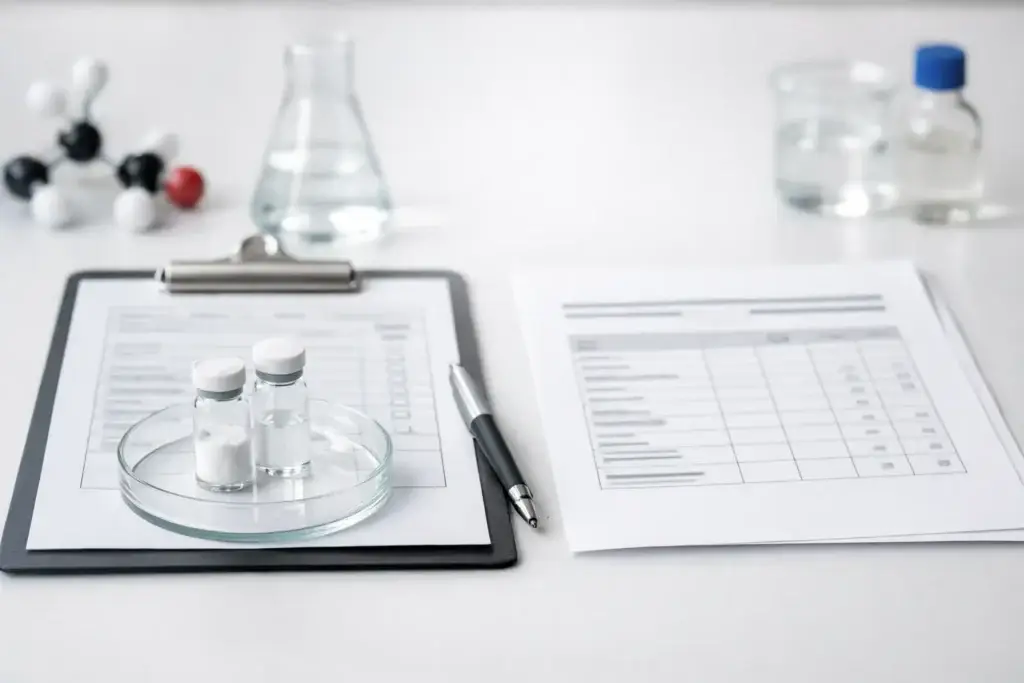 Peptide COA Versus Specification Sheets
